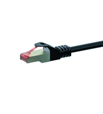 CAT 6 Netzwerkkabel LSOH - S/FTP - 0,50 Meter - Schwarz