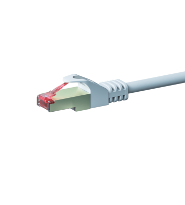 CAT 6 Netzwerkkabel LSOH - S/FTP - 0,50 Meter - Weiß
