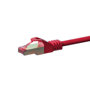 CAT 6 Netzwerkkabel LSOH - S/FTP - 0,50 Meter - Rot