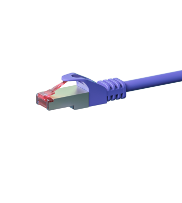 CAT 6 Netzwerkkabel LSOH - S/FTP - 0,50 Meter - Violett