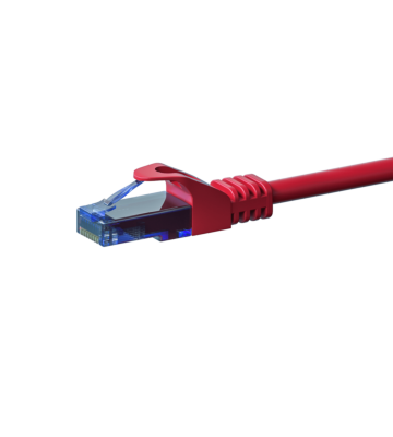 CAT6a Netzwerkkabel 100% Kupfer - U/UTP - 10 Meter - Rot