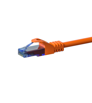 CAT6a Netzwerkkabel 100% Kupfer - U/UTP - 1,50 Meter - Orange