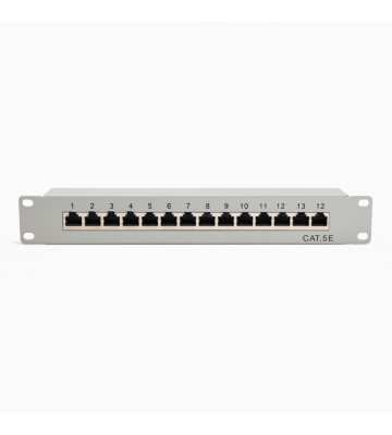 Cat5 10 inch 12 poorts STP patchpaneel