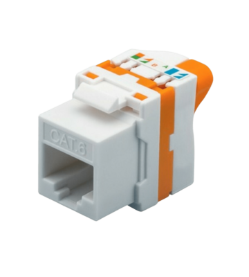 CAT6 UTP Keystone Netzwerkstecker - Toolless Twist