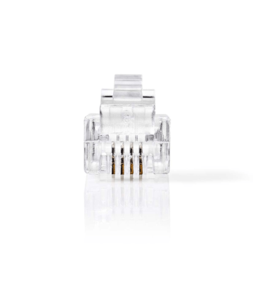 RJ11 Telefonstecker - 4-Pol - 10 stück