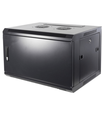 4 HE Serverschrank, Wandgehäuse, mit Metalltür (BxTxH) 600 x 450 x 280mm