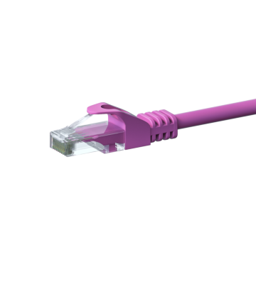 CAT 6 Netzwerkkabel U/UTP - 2 Meter - Rosa - CCA