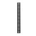 22 HE vertikale Kabelführungsleiste - 30 cm breit