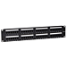 Patchpanel 19" CAT6 UTP - 48 ports