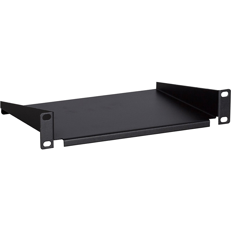 10” Fachboden, 1 HE, für 10” Serverschränke, Schwarz, (BxTxH) 250 x 136 x 44 mm
