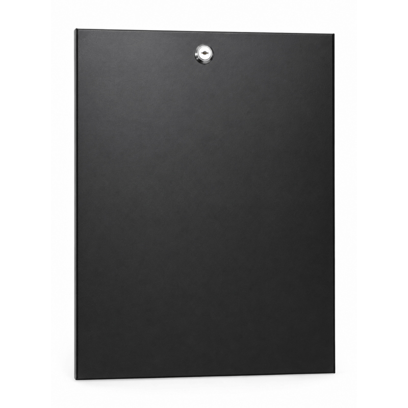 12 HE Metallseitenwand für 10" Servergehäuse - 450mm tief mit Schloss