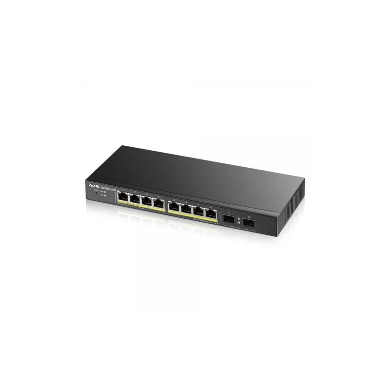 Zyxel 8-Ports GS1900 smart managed PoE+ Switch