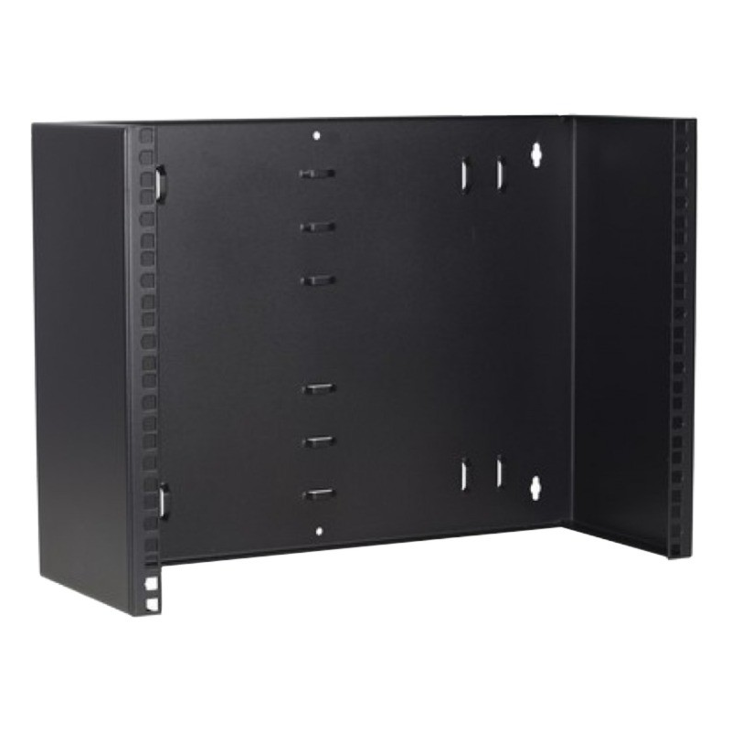 8 HE, 19” Montagerahmen für Wandbefestigungen ohne Schaniere - 180mm Tief