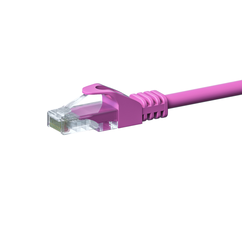 CAT 5e Netzwerkkabel U/UTP – 5 Meter - Rosa - CCA
