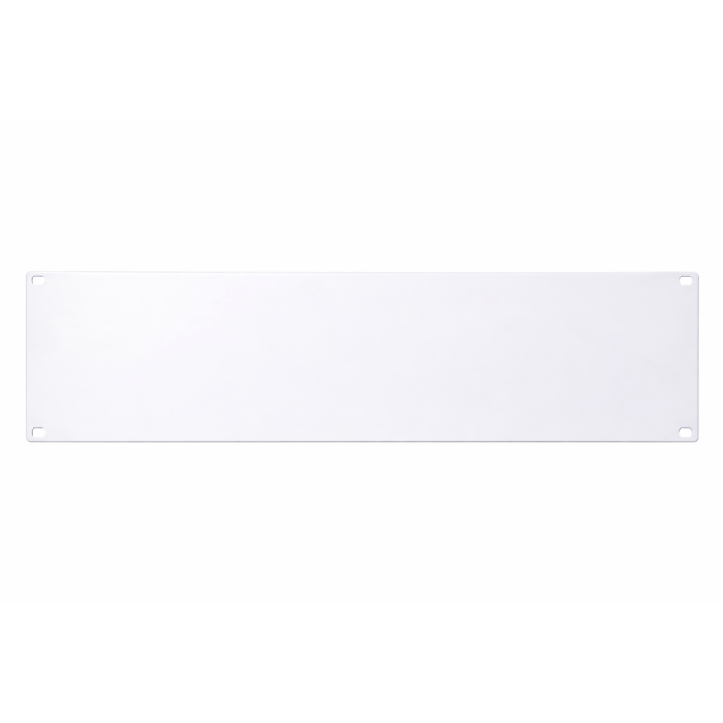 19” Blindabdeckung – 3 HE Weiß