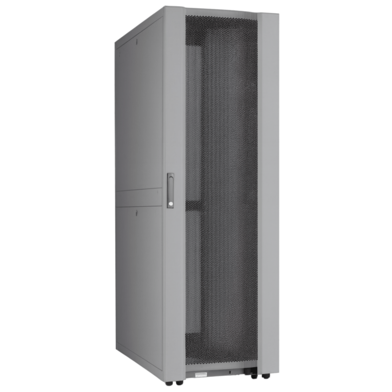 48 HE 19” Datacenter Serverschrank, mit perforierter Fronttür (BxTxH) 800 x 1000 x 2250mm Grau