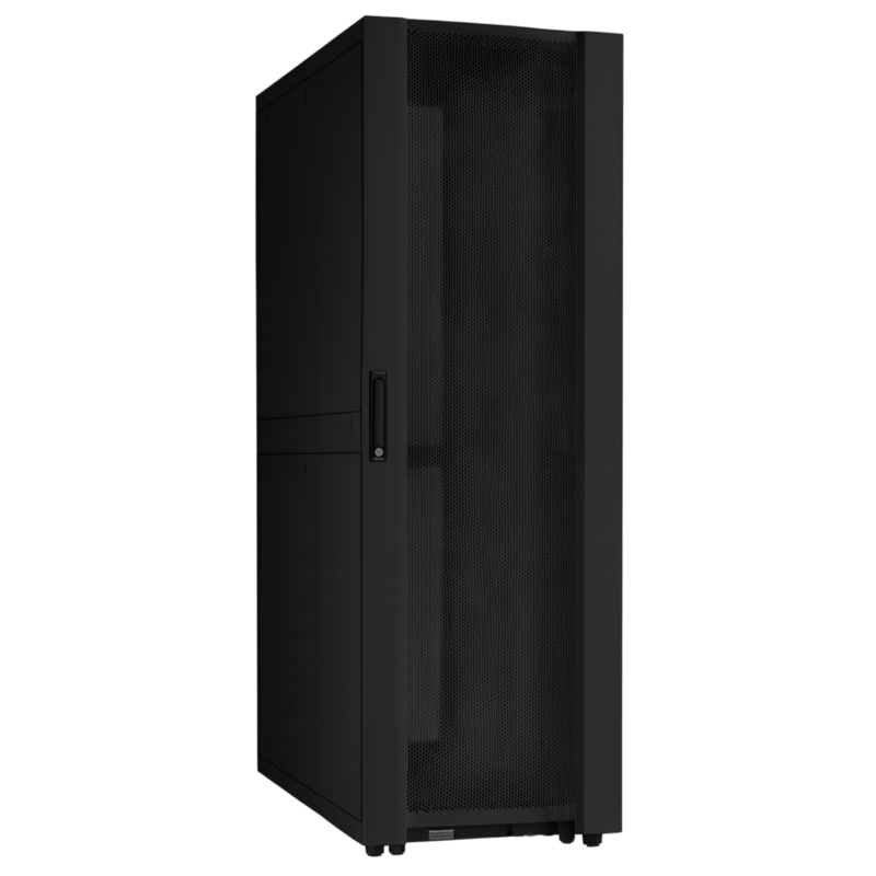 48 HE 19” Datacenter Serverschrank, mit perforierter Fronttür (BxTxH) 800 x 1200 x 2250mm