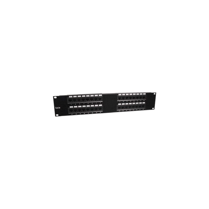 19-Zoll 2U UTP-Patchpanel 32xRJ45 Cat 5e
