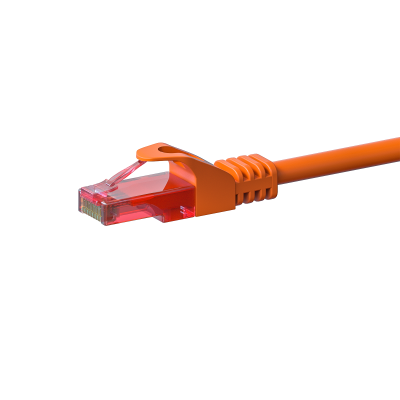 CAT6 Netzwerkkabel 100% Kupfer - U/UTP - 15 Meter - Orange