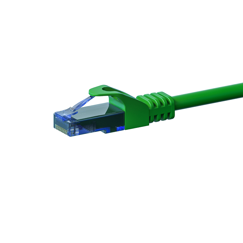CAT6a Netzwerkkabel 100% Kupfer - U/UTP - 20 Meter - Grün