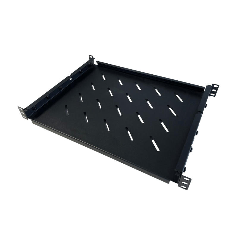 19” Universeller Fachboden 550mm bis 790mm - 1 HE