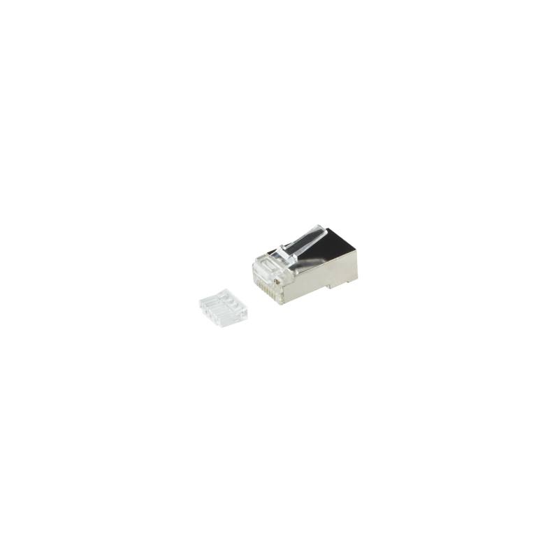 RJ45 CAT 6 Netzwerkstecker  geschirmt - für flexible Kabel