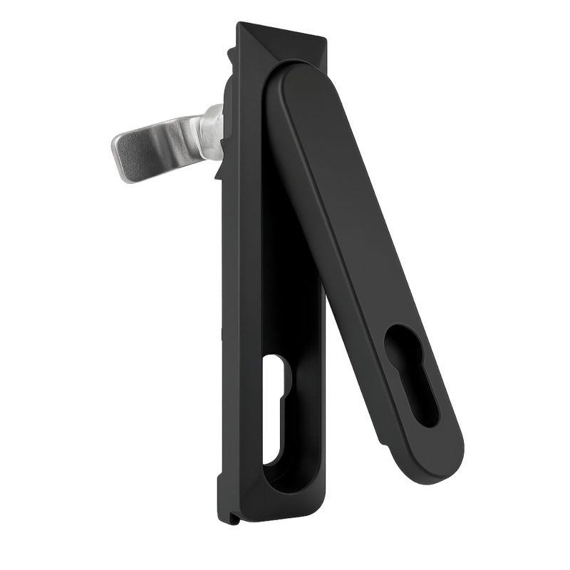 Euro Zylinderschloss für Serverschränke – für perforierten Doppelflügeltüren