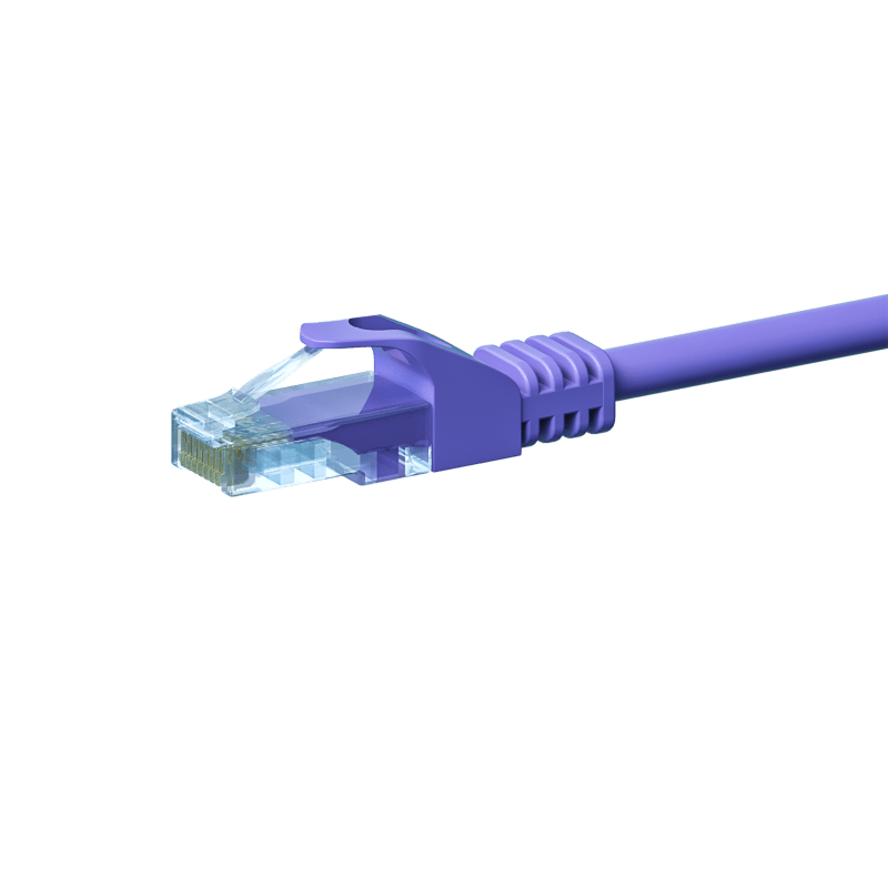 CAT 5e Netzwerkkabel U/UTP – 5 Meter - Violett - CCA
