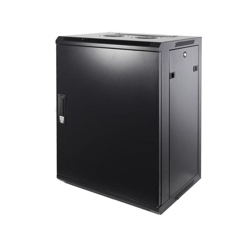 15 HE Serverschrank, Wandgehäuse, mit Metalltür (BxTxH) 600 x 600 x 770mm