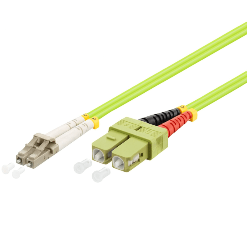 Glasfaserkabel LC-SC OM5 Duplex Patchkabel – 15 Meter