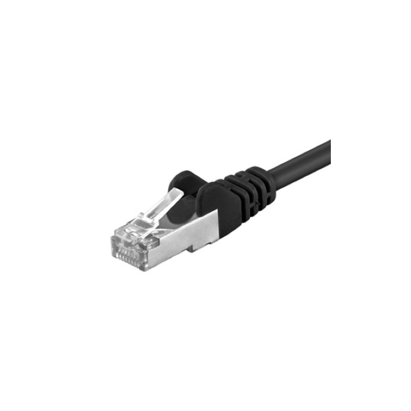CAT 5e Netzwerkkabel F/UTP - 10 Meter - Schwarz