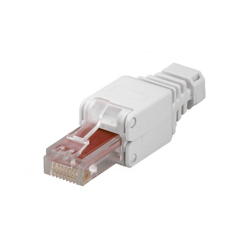 UTP CAT6 Toolless RJ45 Netzwerkstecker - für massive und flexibele UTP Kabel