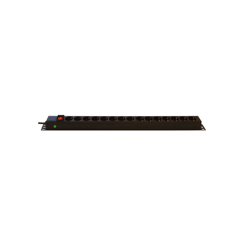 19” Steckdosenleiste - 15-fach