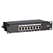 Patchpanel 10”, 8-fach FTP Patchpanel CAT 6