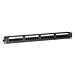 Patchpanel 19" CAT6 UTP - 24 ports