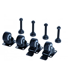 Rollensets und Nivellierfüße